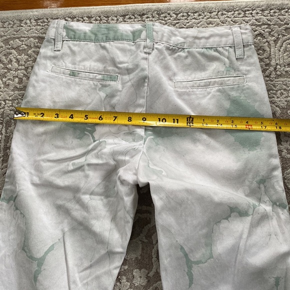 COLOUR RANGE GREEN AND WHITE TIE DYE JEANS - Picture 6 of 7